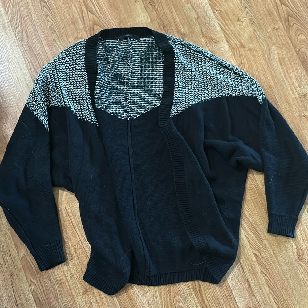 Open front cardigan
